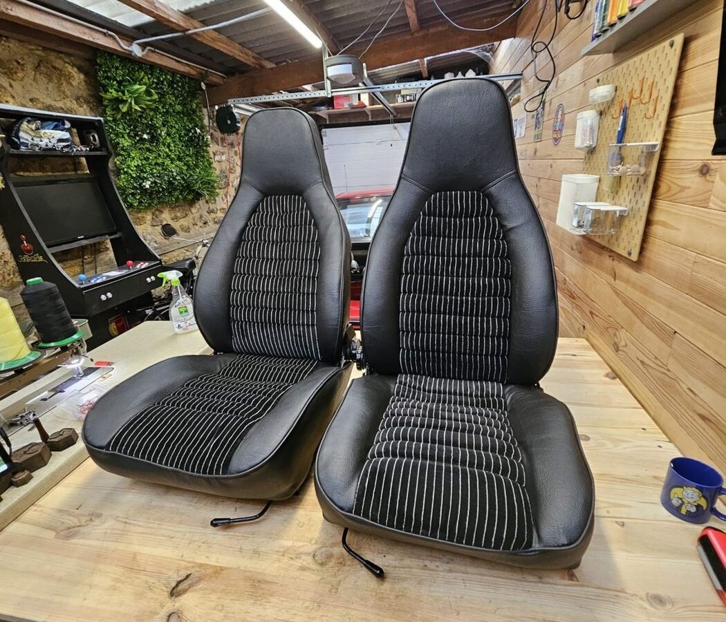 Porsche 944 — sellerie par Sellerie Couto, Franconville (Automobile)